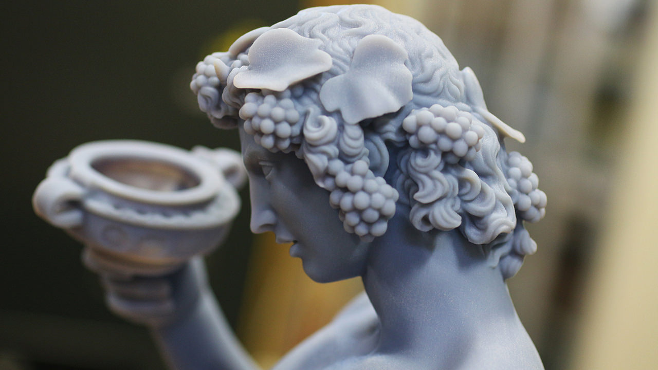 3D-print: Michelangelos Bacchus